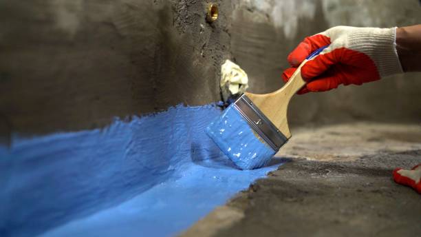 Commercial Waterproofing project at a Townsend, TN business property by SJ Waterproofing Pros